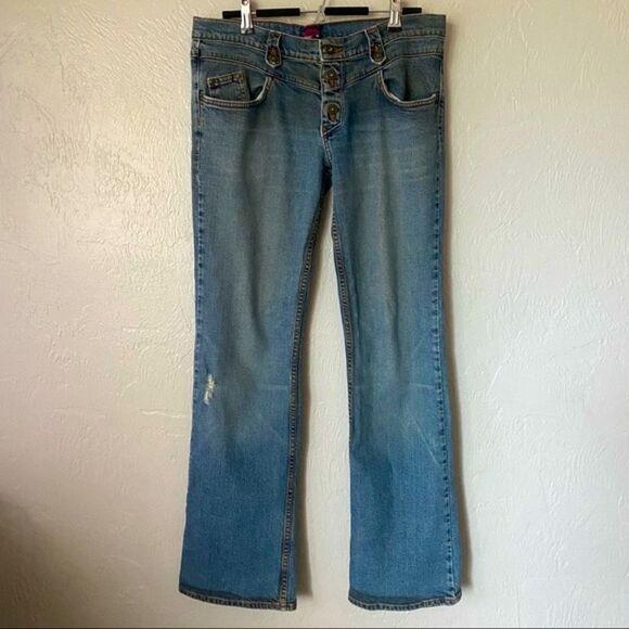 Fiorucci Denim - Fiorucci Button-Fly Boot-Cut Jeans Vintage